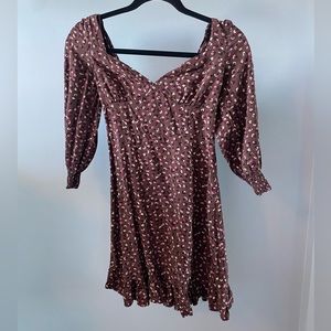 Garage burgundy mini dress in size XS